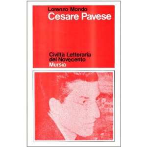  Cesare Pavese (9788842590309) Lorenzo Mondo Books