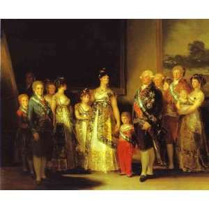   de Goya   24 x 20 inches   Charles IV and His Family