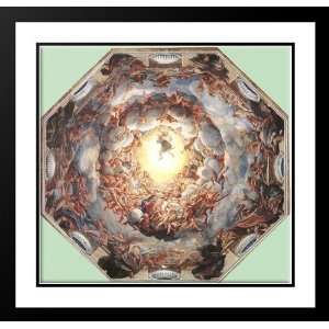  Correggio 21x20 Framed and Double Matted Assumption of the 