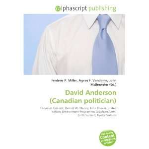  David Anderson (Canadian politician) (9786132706522 