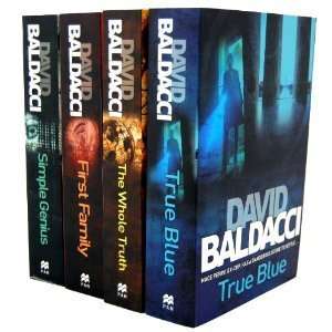  David Baldacci 4 Books Collection Set (True Blue, The 