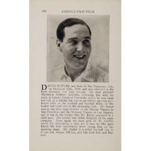  1925 David Butler Harry T. Morey Silent Film Actor 