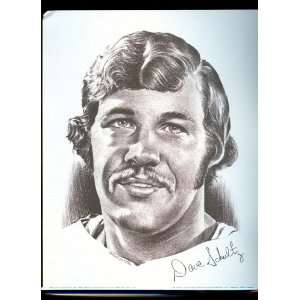  1974 Dave Schultz Philadelphia Flyers Lithograph Sports 