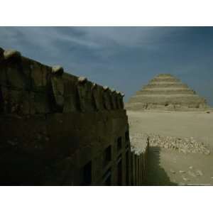 View of the Step Pyramid of Djoser and Other Nearby Ruins Stretched 