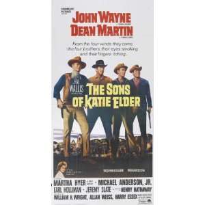   Poster 20x40 John Wayne Dean Martin Earl Holliman
