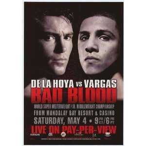    Oscar De La Hoya vs. Fernando Vargas 11 x 17 Poster