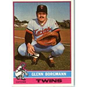  1976 Topps #498 Glenn Borgmann Minnesota Twins Baseball 
