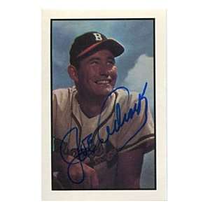  Joe Adcock Autographed/Signed Card: Sports Collectibles
