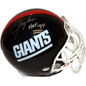 Lawrence Taylor Autographed HOF 99 Inscription NY Giants Helmet
