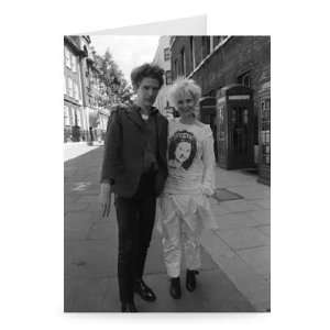  Vivienne Westwood with Malcolm McLaren   Greeting Card 