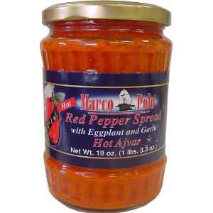 Marco Polo Hot Ajvar (Red Pepper Spread)  Grocery 