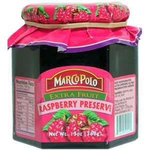 Marco Polo Raspberry Preserve 13 Oz.  Grocery & Gourmet 