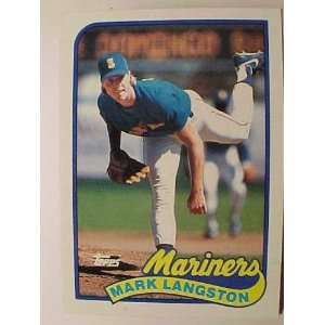  1989 Topps #355 Mark Langston [Misc.]