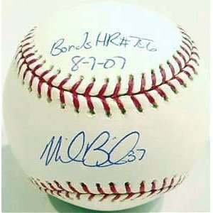  Mike Bacsik Signed Official MLB Baseball   8 7 07 Sports 