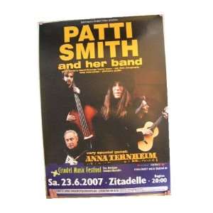  Patti Smith German Tour Poster Patty 2007 Concert 