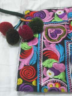 Handmade Boho Ethnic Thai Indian Vintage Style Embroidered Shoulder 
