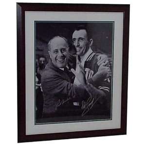 Sports Images Boston Celtics Red Auerbach With Bob Cousy Autographed 