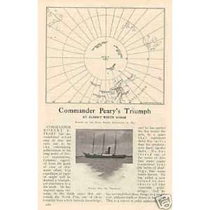  1906 Robert E Peary Discovery of North Pole Arctic 
