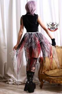 RTBU Gothic Visual Kei Multi Layer TRI Color FIRE Skirt  