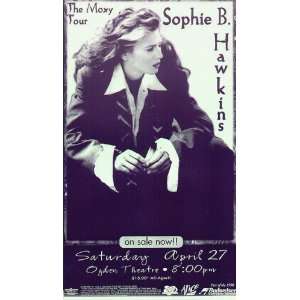  Sophie B Hawkins Denver Original Concert Poster 1996
