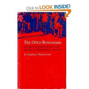   IN THE AMERICAN METROPOLIS 1880 1970 Stephan Thernstrom Books