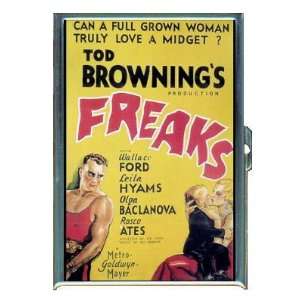  Freaks Tod Browning 1932 Film, ID Holder, Cigarette Case 