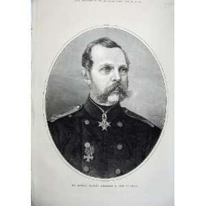   1874 Imperial Majesty Alexander Czar Russia Fine Art: Home & Kitchen