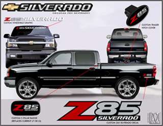 Chevy Silverado Z85 Decal Badge Kit GM OEM 082404A  
