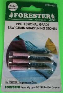 Professional Chain Saw Grinder Stones 5/32 Pack of 3  