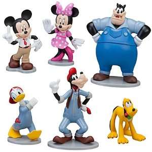  Disney MICKEY MOUSE MICKEYS CAR WASH Figurine Set Toys 