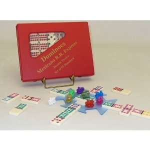   Imports Double 12 Color Dot Mexican Train Dominoes: Sports & Outdoors
