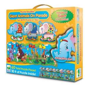  Learning Journey Puzzle Doubles Giant Animals On Parade Toys & Games