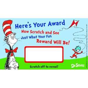 Eureka Dr. Seuss Assorted Scratch Off Reward Cards, Package of 24 