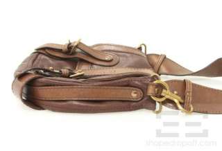 Chloe Brown Leather Crossbody Buckle Bag  