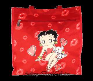 Betty Boop Multi Purpose Tote Bag Handbag Purse   Red  