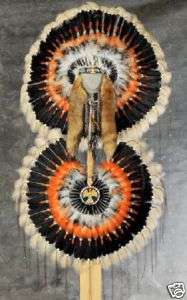 Native American Thunderbird War Bonnet / Bustle Combo  