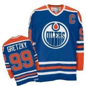  NHL New Player Edmonton Oilers Jersey #99 Wayne Gretzky 
