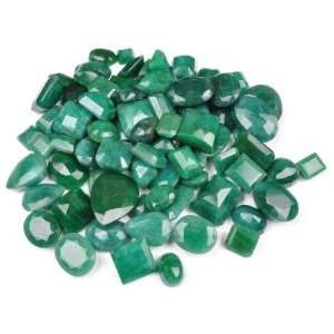   Green Emerald Mixed Shape Loose Gemstone Lot Aura Gemstones Jewelry