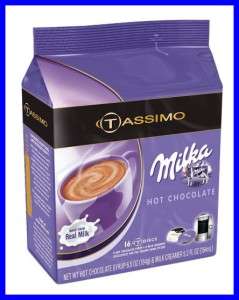 Milka Hot Chocolate 16 T discs for Tassimo  