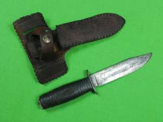 Vintage US CASE Hunting Fighting Knife & Sheath  