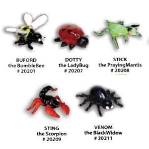 Insect SculpturesLooking Glass Torch Figurines Ltd Ed Pack of 5