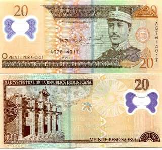 DOMINICAN REPUBLIC 20/50 Pesos 2008/09 UNC set 2 pcs  