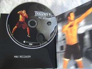 INSANITY WORKOUT DVD MAX RECOVERY ONE DVD ONLY READ DESCRIPTION NEW 