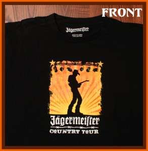 Jagermeister Liquor Country Tour T Shirt XL  