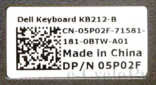 24x NEW Dell KB212 B Black USB 104 Quiet Key Keyboards  