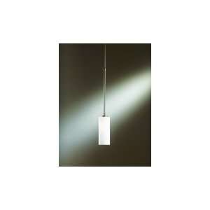   03 H118 Simple Lines 1 Light Mini Pendant in Mahogany with Stone glass