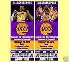 los angeles lakers birthday invitation s 20 tickets $ 19 99 listed sep 