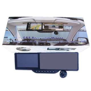 Car Rearview Mirror 5 HD DVR WINCE6.0 GPS AV in Navigation with 