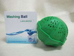 Green Color Wash Ball Laundry Ball Eco Friendly No Soap  