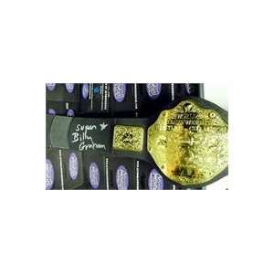 Superstar Billy Graham autographed WWE Championship Belt 